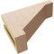 Ekena Millwork 3"W x 9"D x 6"H Classic Burlington Rough Cedar Woodgrain TimberThane Corbel, Primed Tan CORUR03X09X06BURRCPR - alternate 5